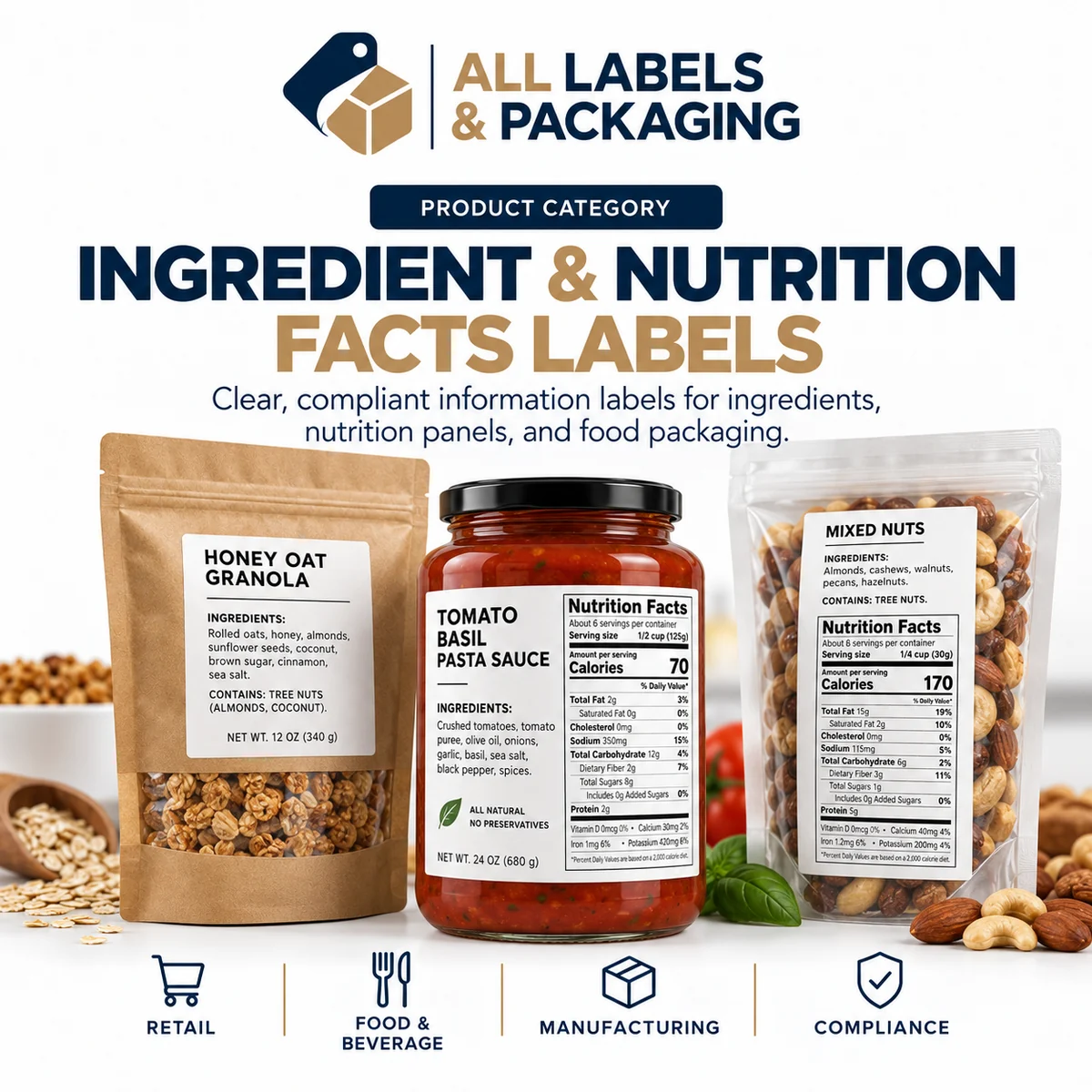 Ingredient & Nutrition Facts Labels — category