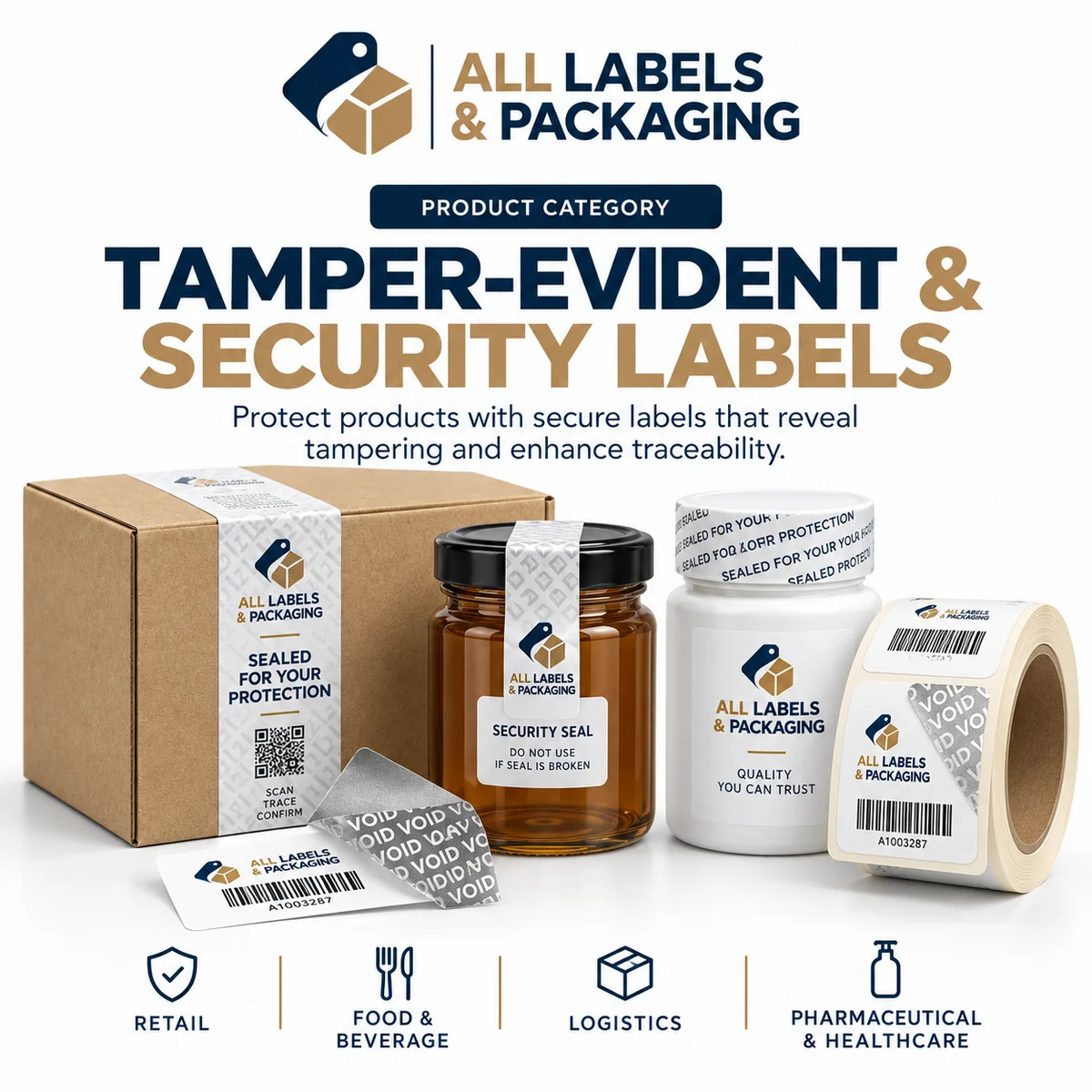 Tamper-Evident & Security Labels — category